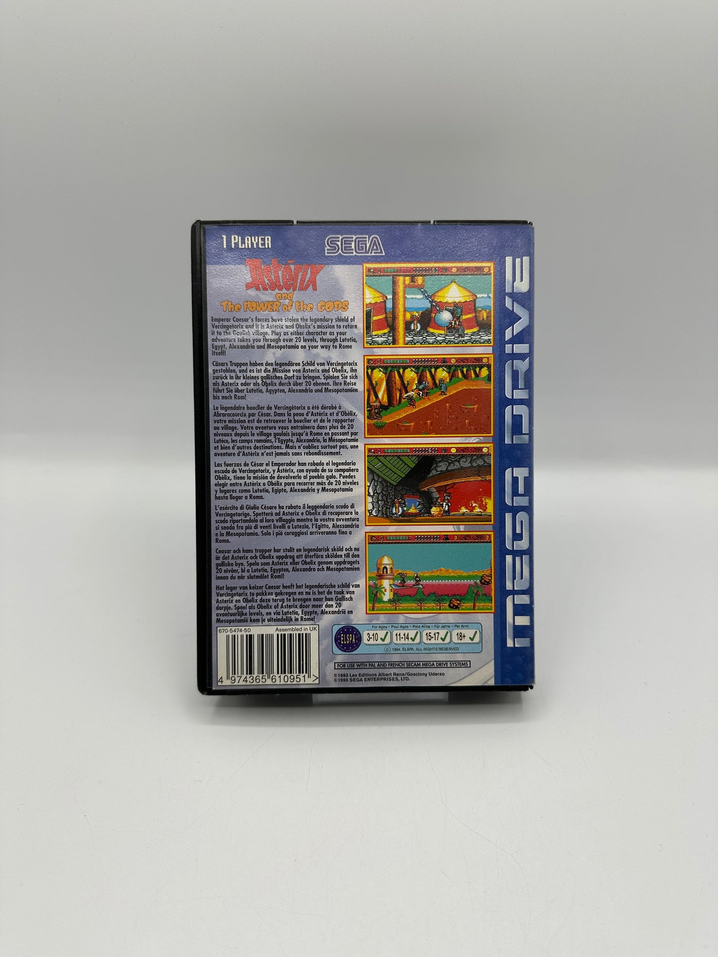 Asterix and the Power of the Gods Sega Mega Drive