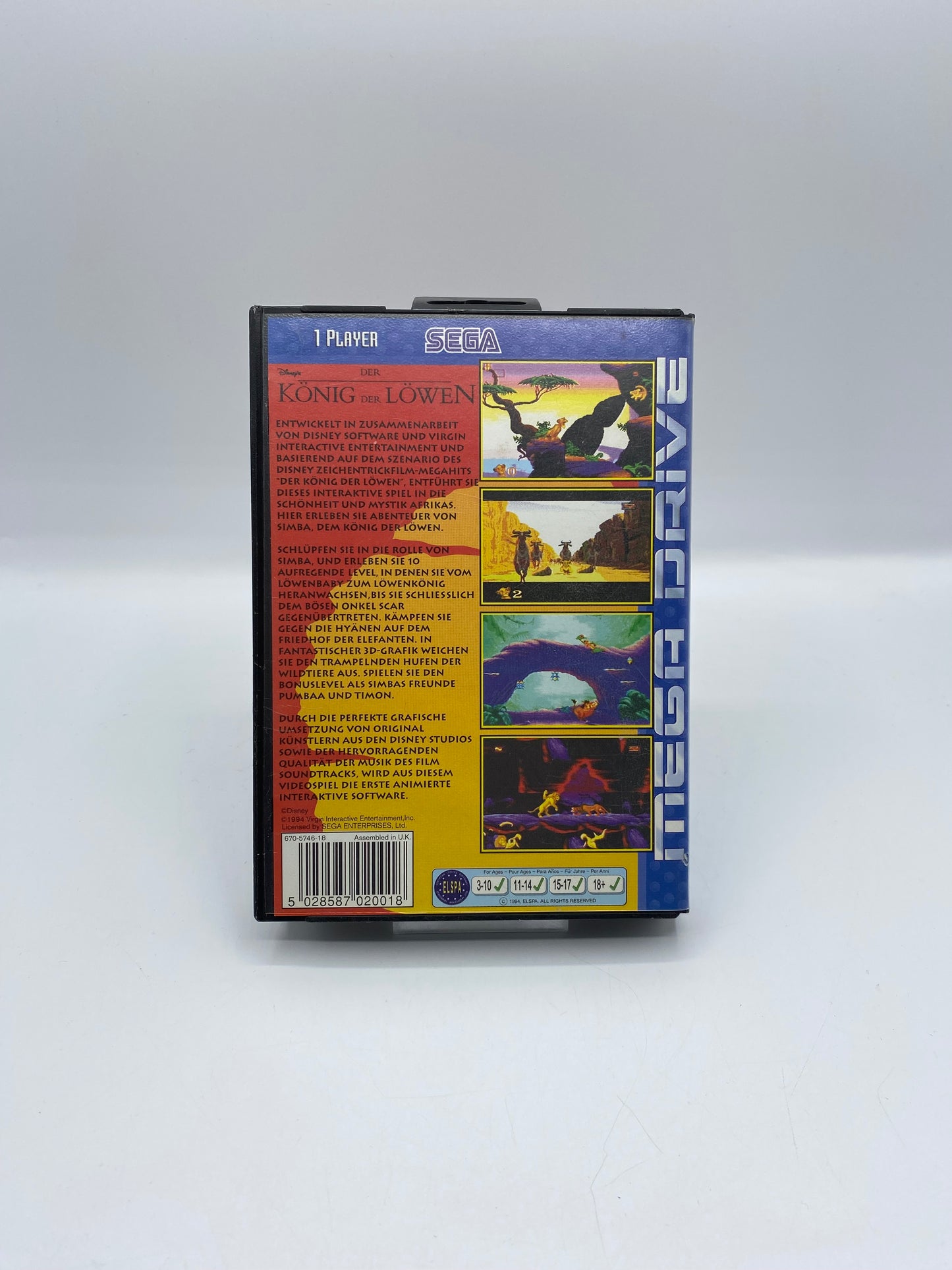 König der Löwen  Sega Mega Drive