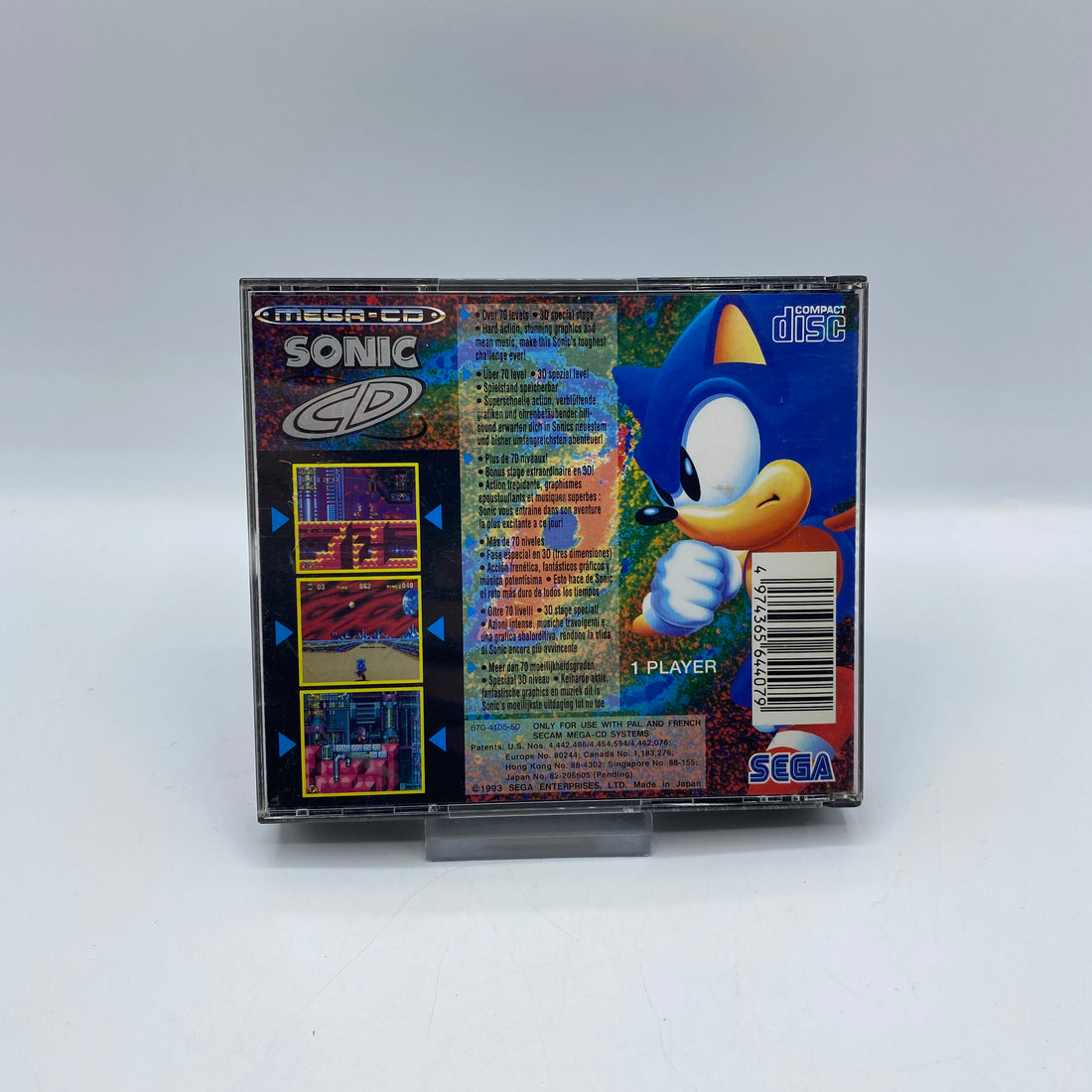 Sonic CD Sega Mega CD