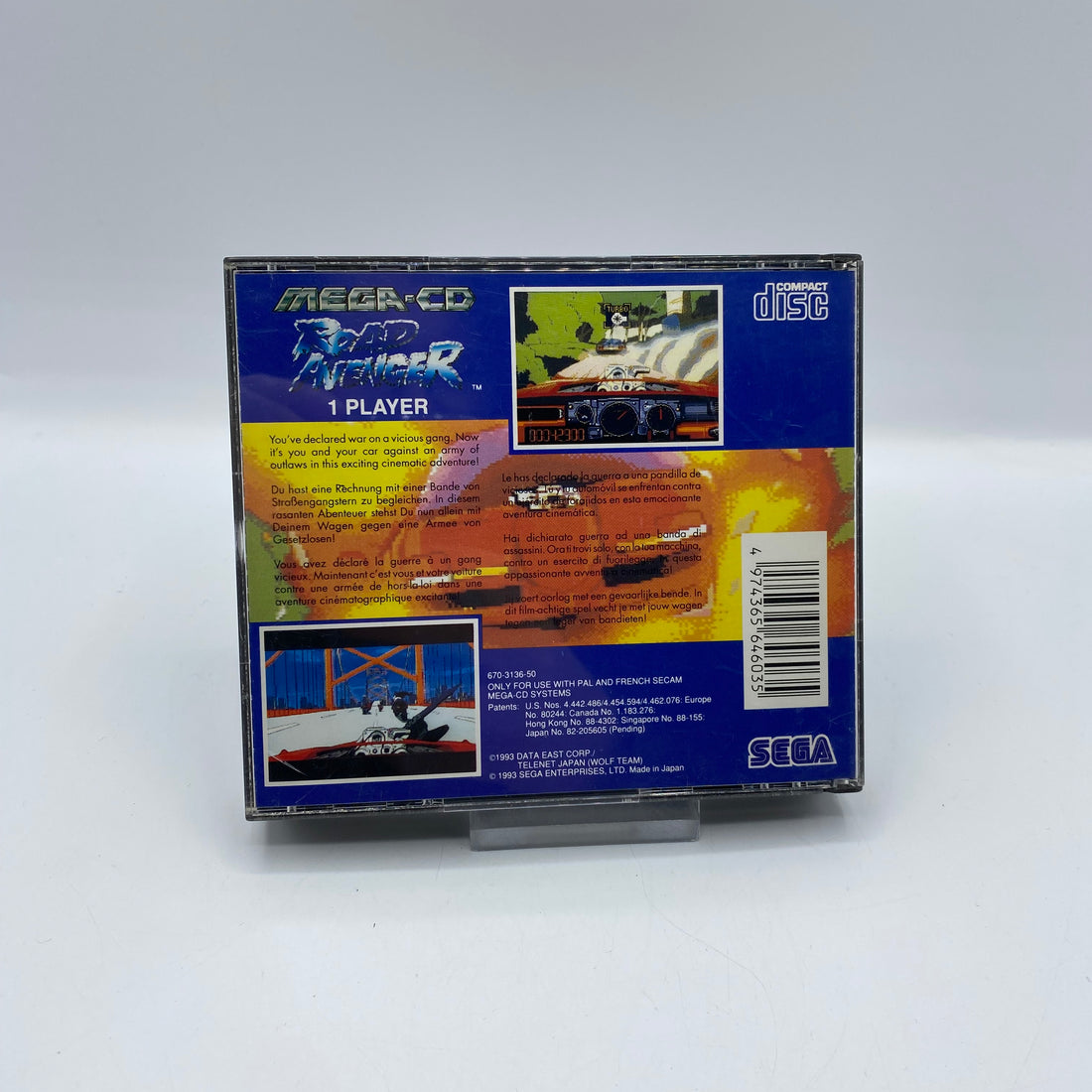 Road Avenger Sega Mega CD