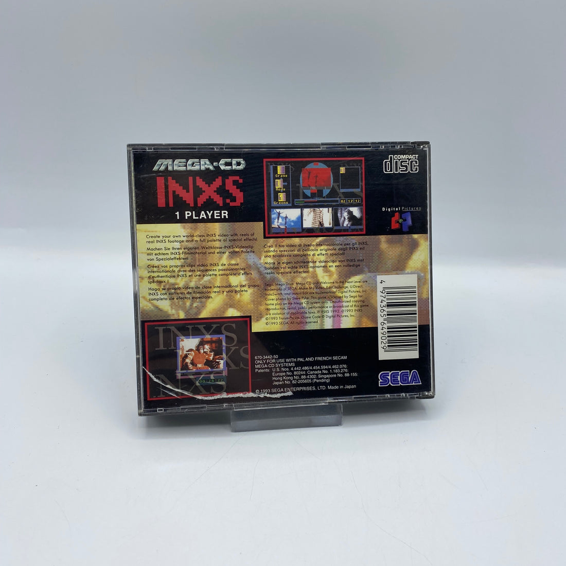 INXS Make My Video Sega Mega CD
