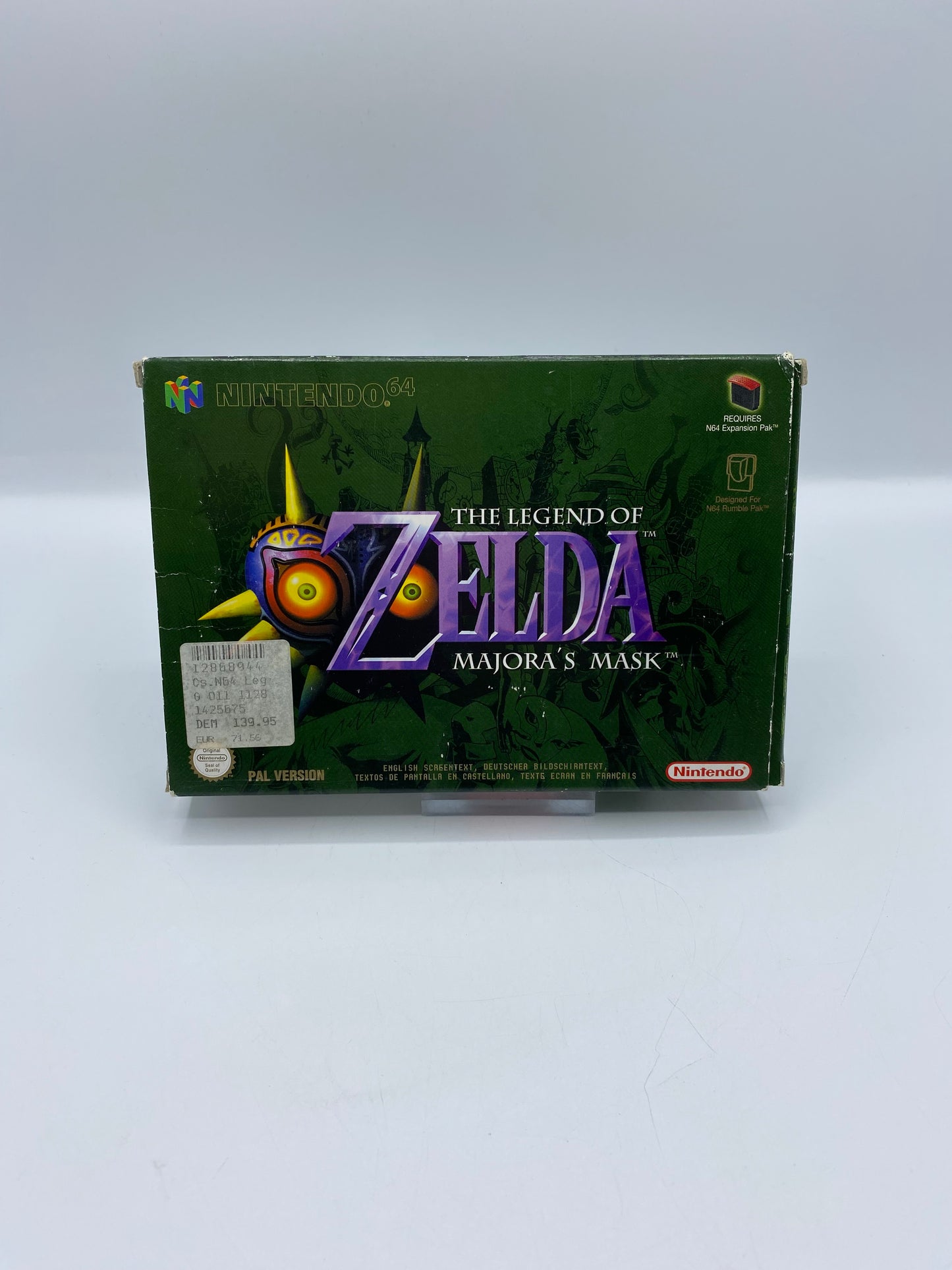 The Legend of Zelda Majora`s Mask OVP (ohne Spiel)
