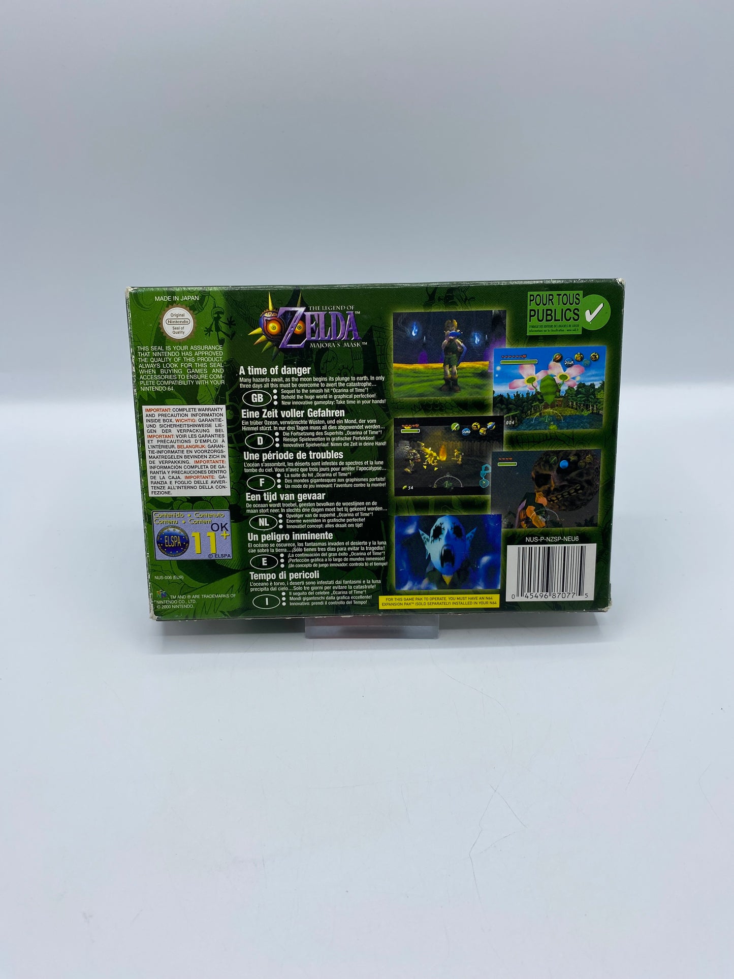 The Legend of Zelda Majora`s Mask OVP (ohne Spiel)