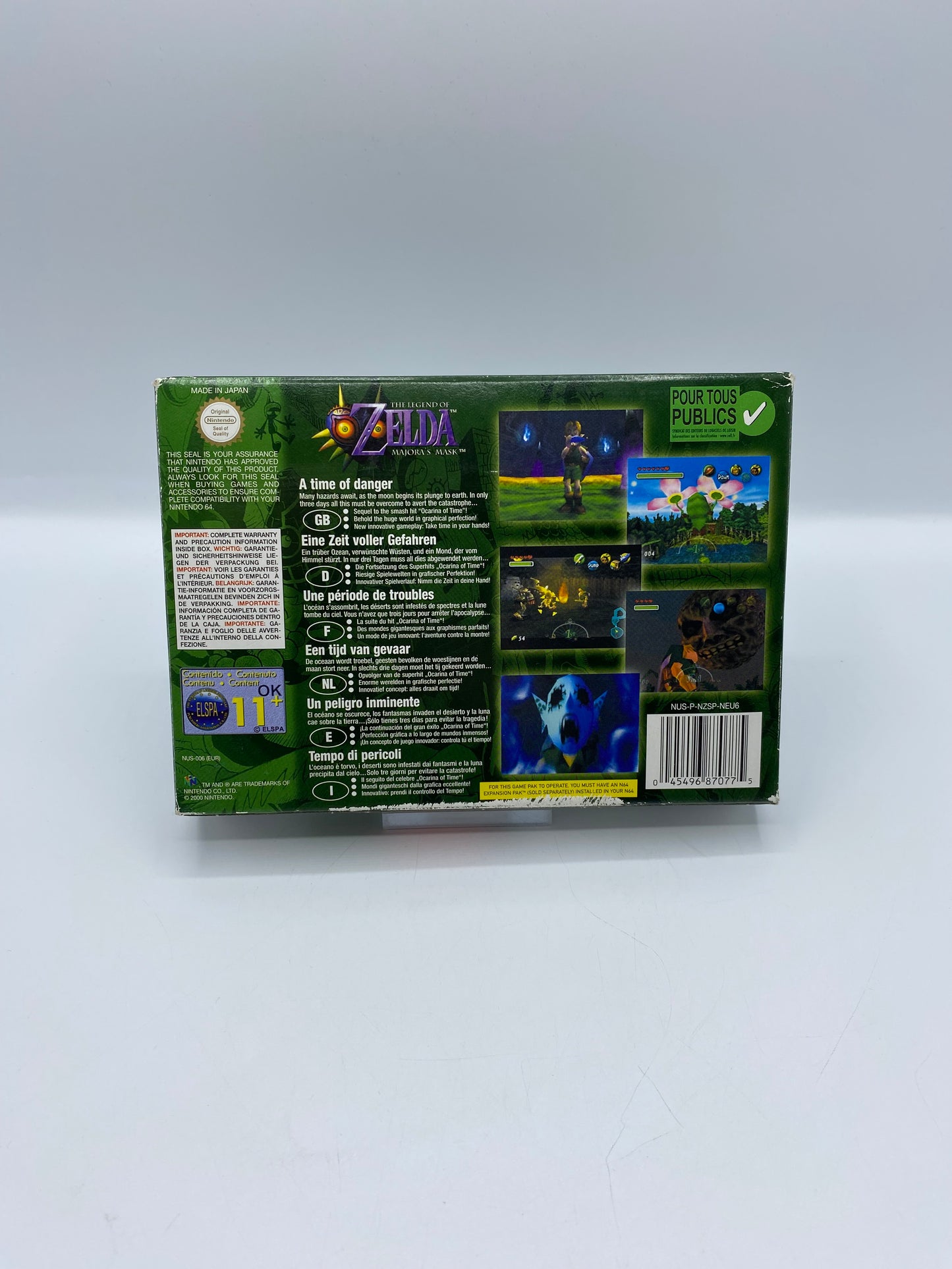 The Legend of Zelda Majora`s Mask OVP