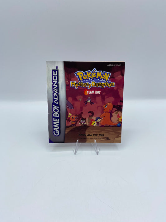Pokemon Mystery Dungeon Team Rot Spielanleitung