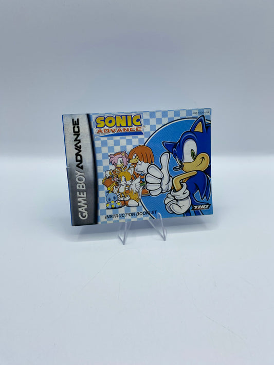Sonic Advance Spielanleitung
