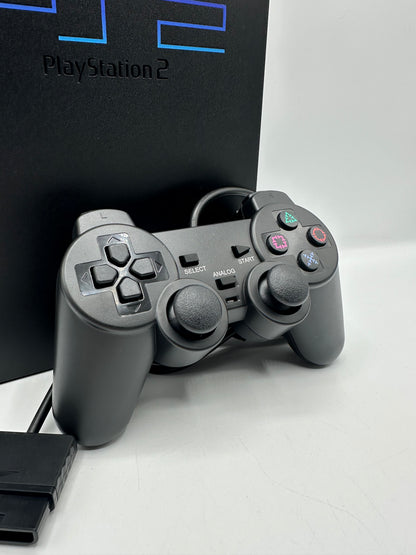 PlayStation 2 Fat - Retro Starter Paket inkl. Controller, Strom-  Bildkabel