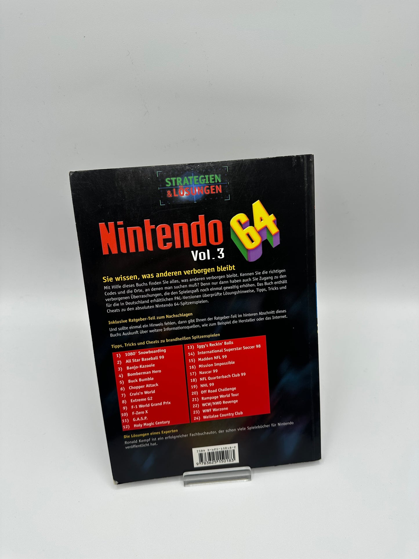 Nintendo 64 Vol. 3 - Strategien Lösungen - Ronald Kempf Spieleberater