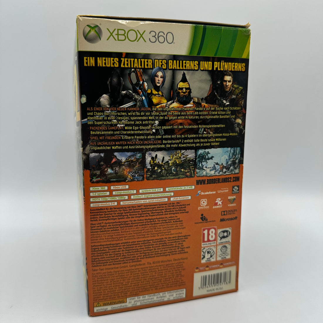 Borderlands 2 Deluxe Vault Hunter’s Collector’s Edition OVP