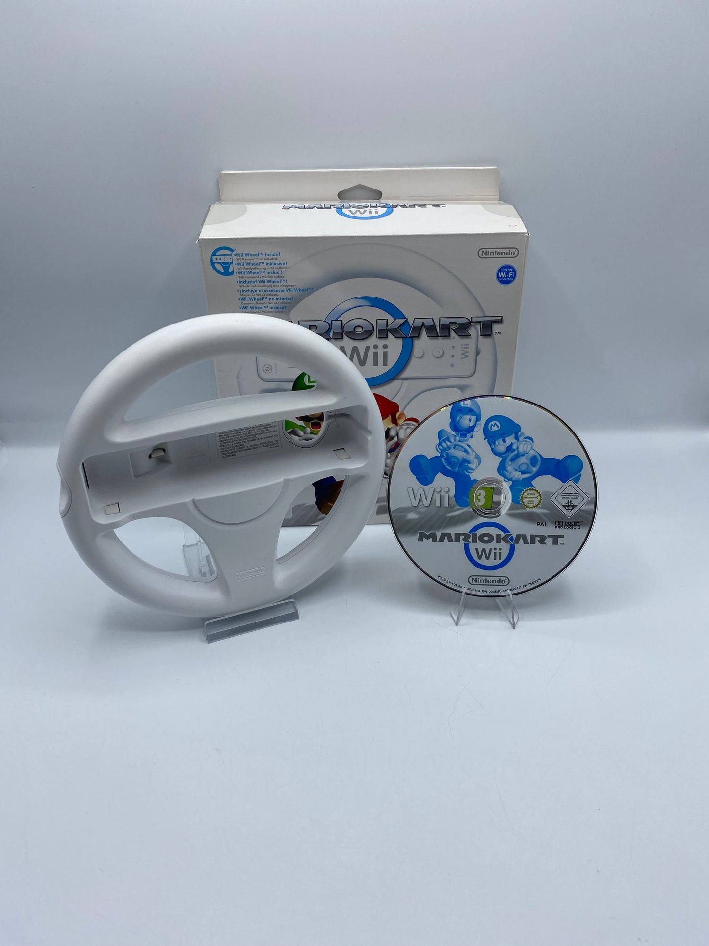 Wii Mario Kart - Mit Lenkrad - OVP