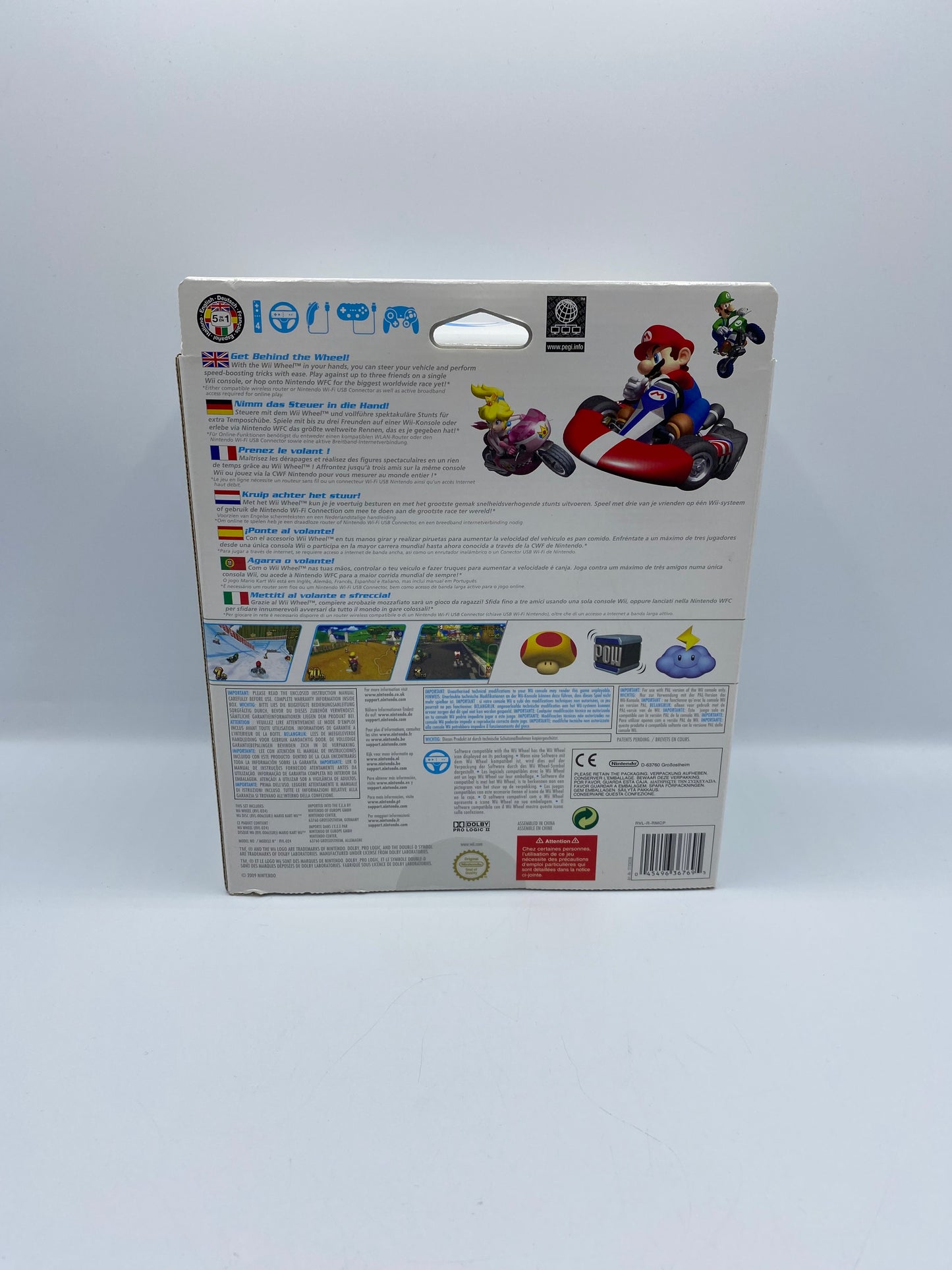 Wii Mario Kart - Mit Lenkrad - OVP