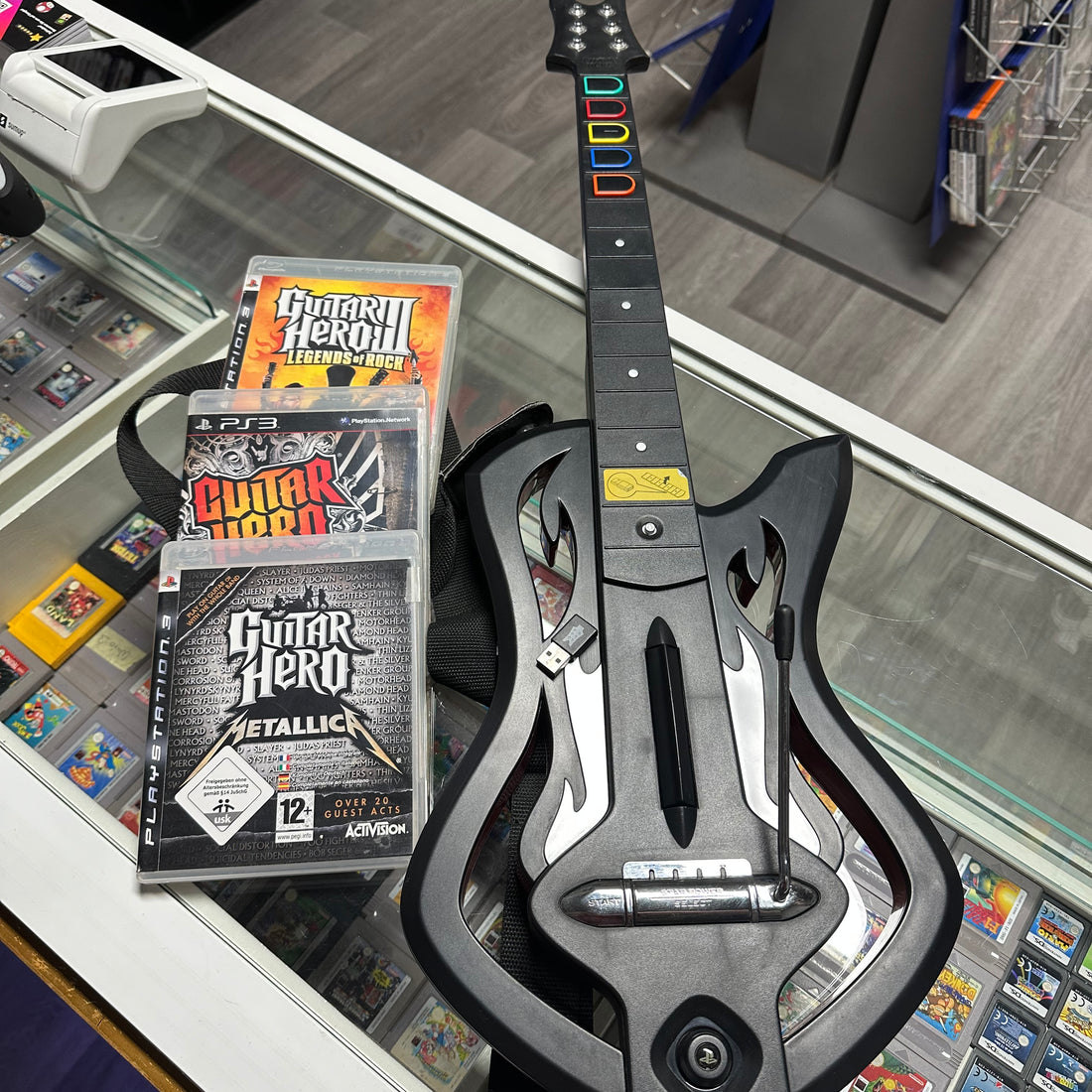 Guitar Hero Warriors of Rock Gitarre + Spiele