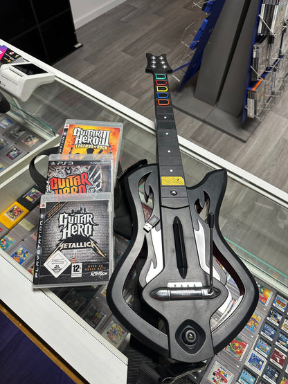 Guitar Hero Warriors of Rock Gitarre + Spiele