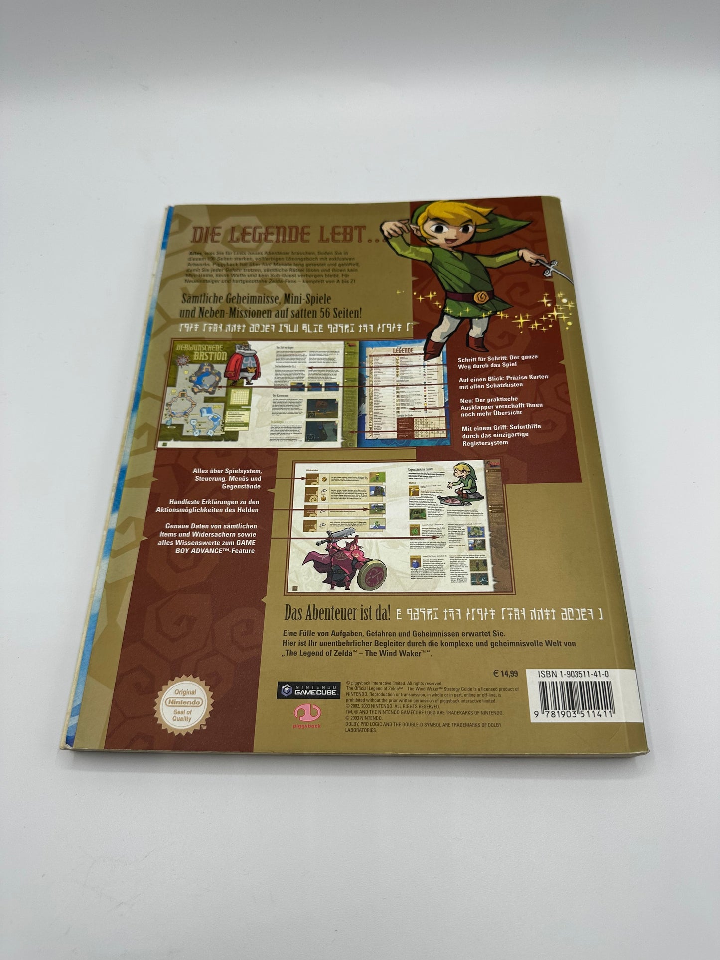 Zelda the windwaker Lösungsbuch