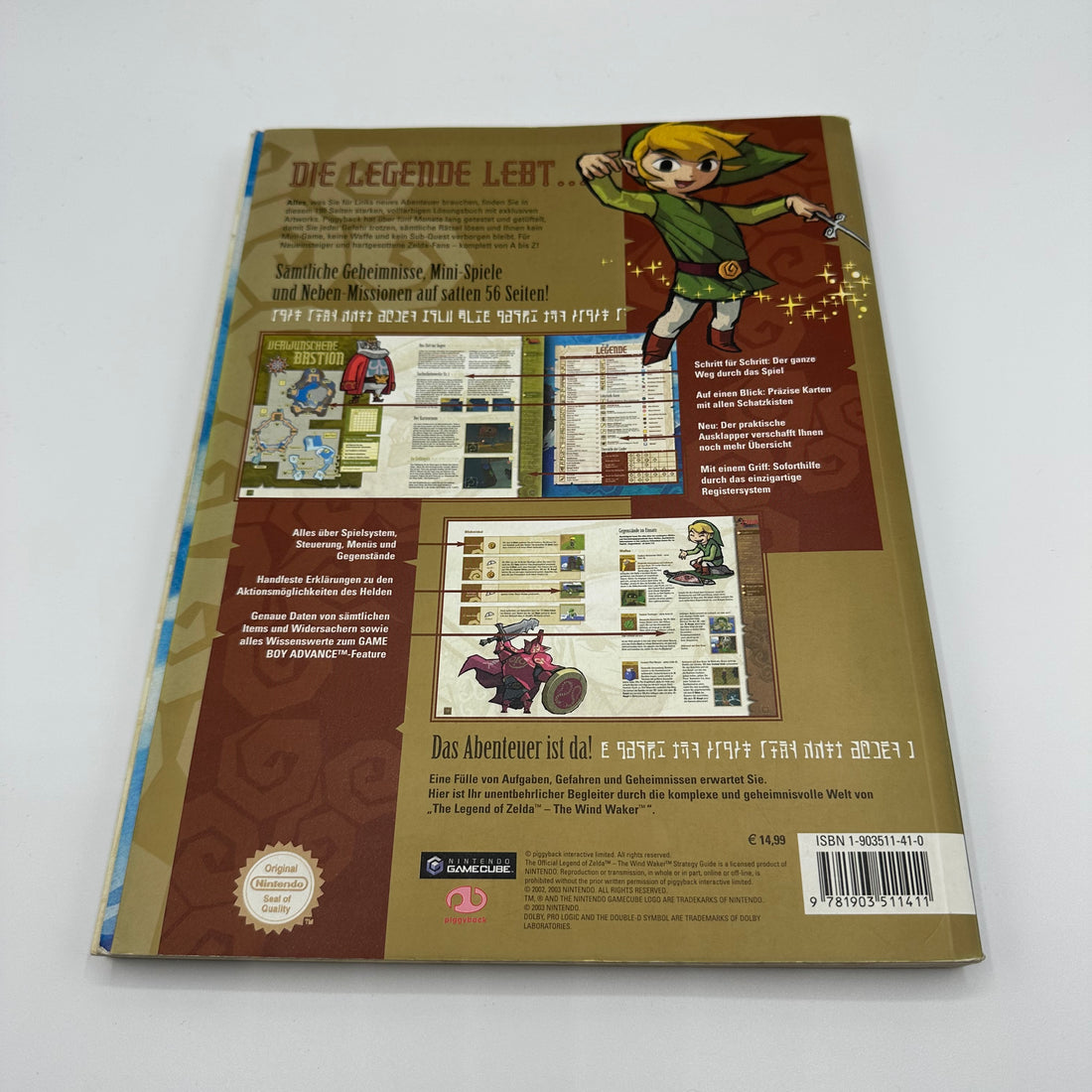 Zelda the windwaker Lösungsbuch