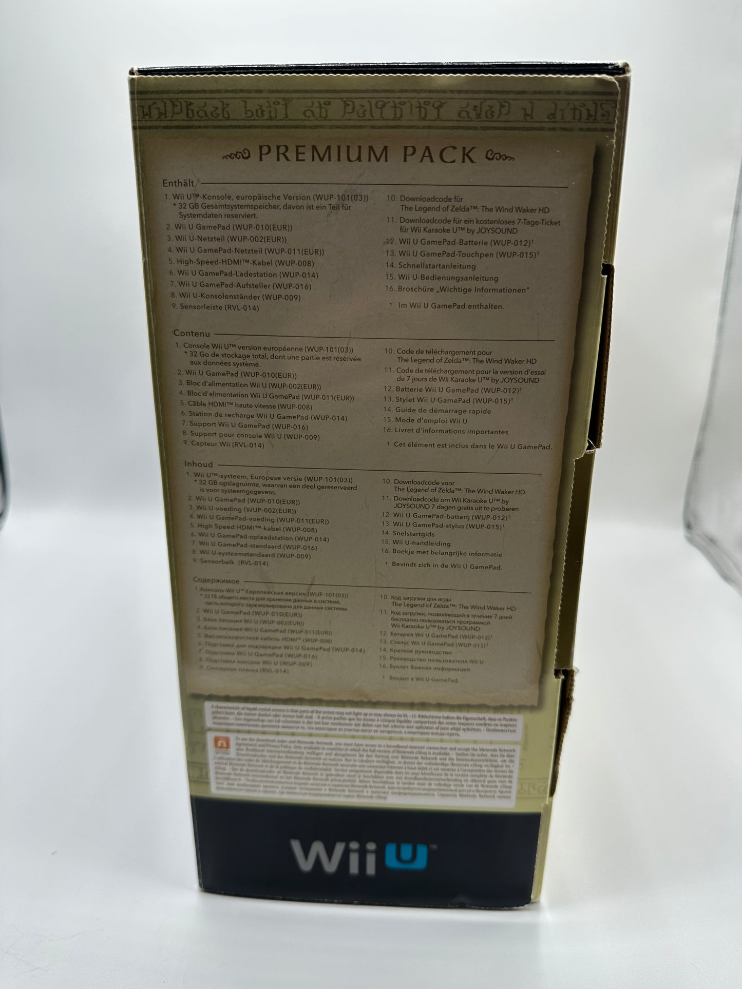 Wii U Konsole Zelda the windwaker HD + Zelda Gamepad OVP