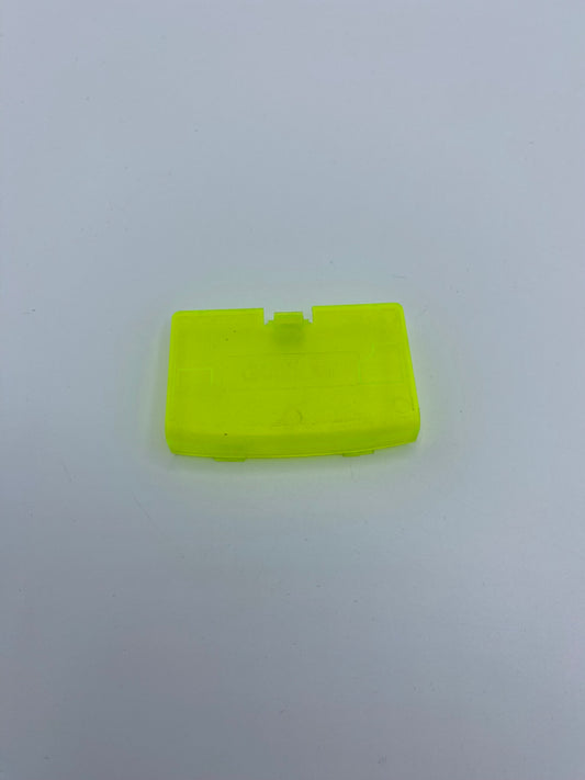 Batteriedeckel GBA Gelb Transparent