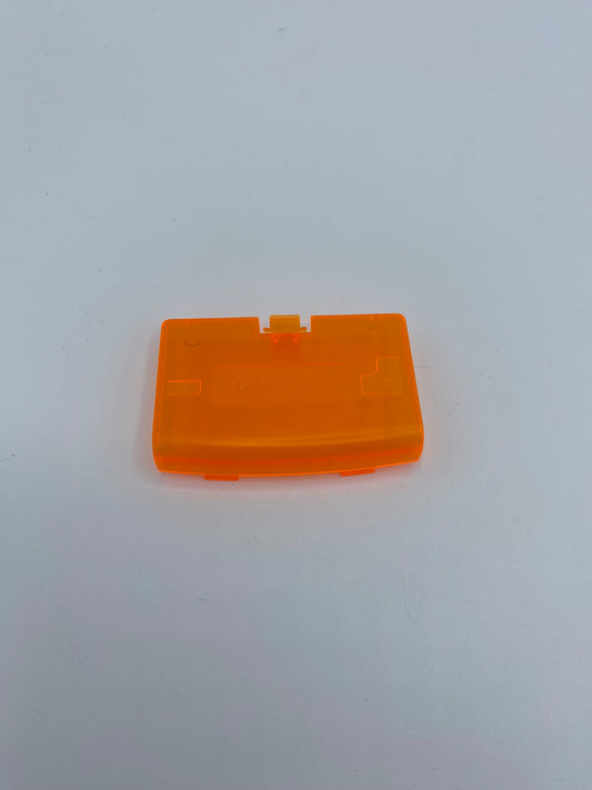 Batteriedeckel GBA Orange Transparent