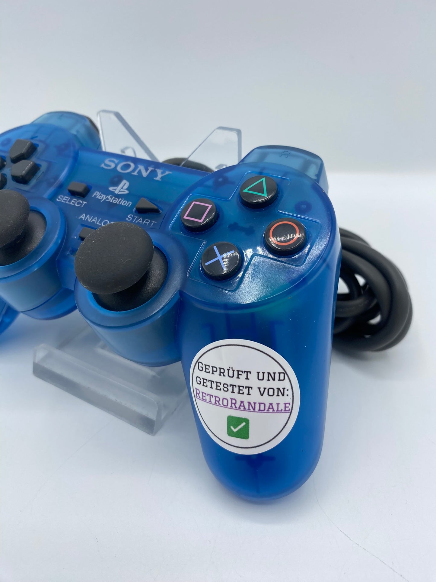 Sony Playstation 2 Controller - Blau Transparent - PS2 Controller
