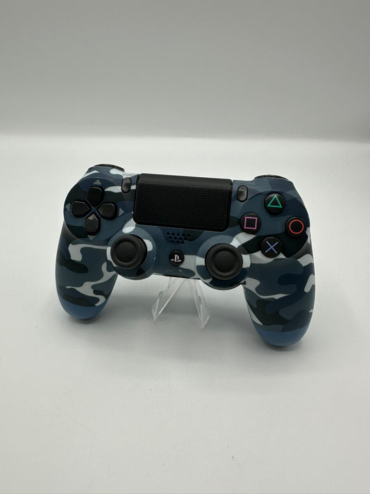 Sony PlayStation 4 Controller Wireless Camouflage Blau Refurbished