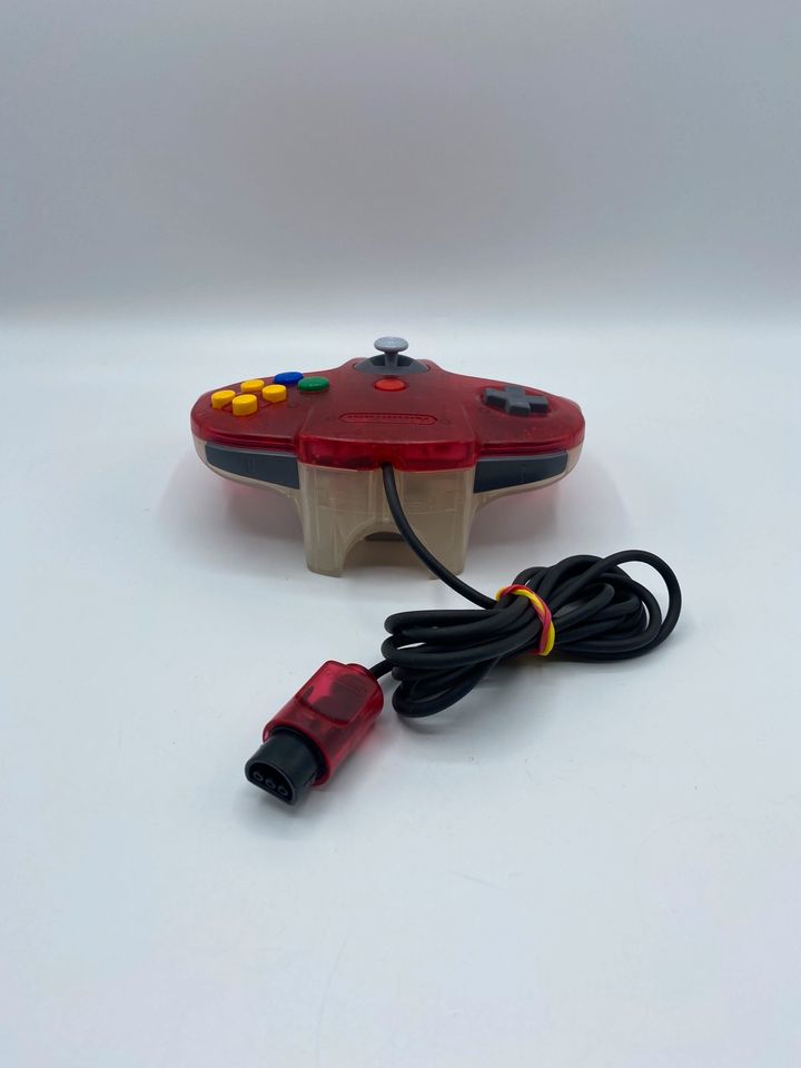 Nintendo 64 Controller - Rot / Transparent - Original