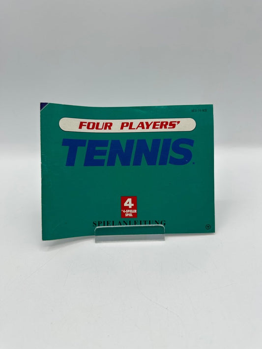 Four Players Tennis Spielanleitung - Retro Randale