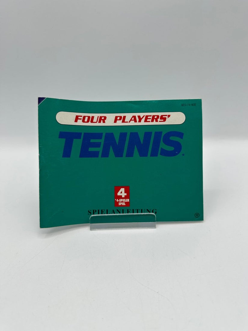 Four Players Tennis Spielanleitung - Retro Randale