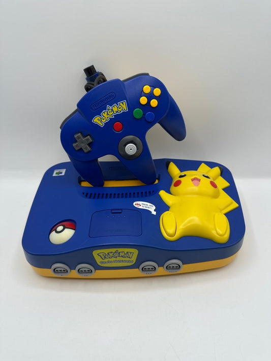 Nintendo 64 Pikachu Special Edition N64 Konsole - Retro Randale