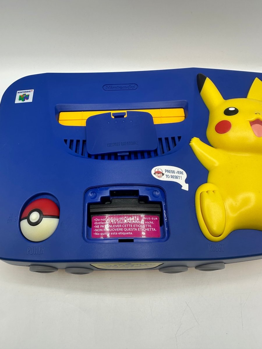 Nintendo 64 Pikachu Special Edition N64 Konsole - Retro Randale