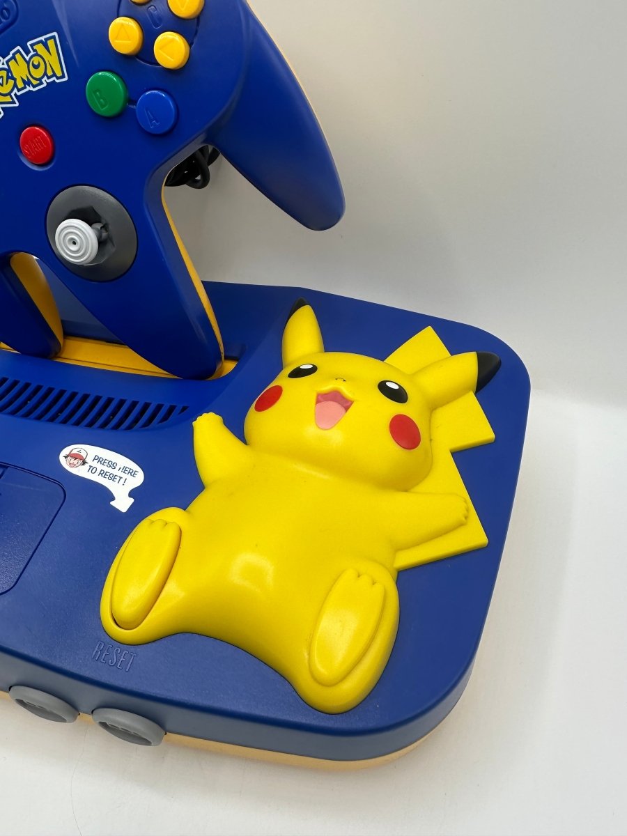 Nintendo 64 Pikachu Special Edition N64 Konsole - Retro Randale